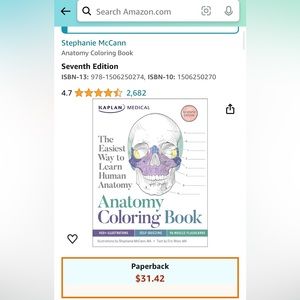 Anatomy Coloring Book - Kaplan